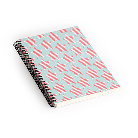 Allyson Johnson Stripes And Stars Spiral Notebook