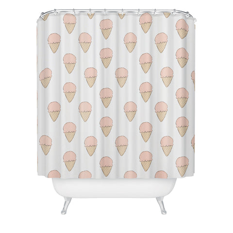 Allyson Johnson Summertime Ice Cream Shower Curtain