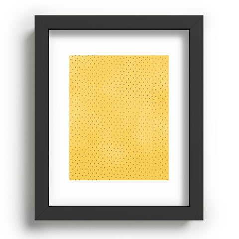 Allyson Johnson Sunny Yellow Dots Recessed Framing Rectangle