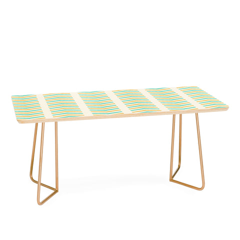 Allyson Johnson Sunshine And Mint Coffee Table
