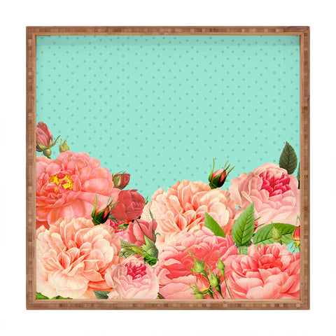 Allyson Johnson Sweetest Floral Square Tray