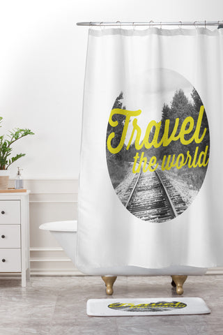 Allyson Johnson Travel The World Shower Curtain And Mat