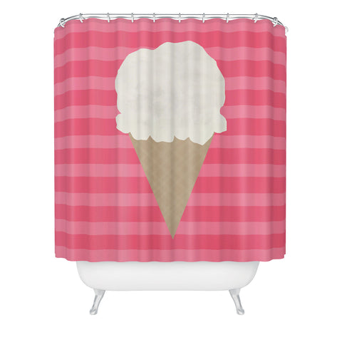 Allyson Johnson Vanilla Ice Cream Shower Curtain