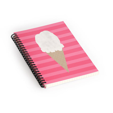 Allyson Johnson Vanilla Ice Cream Spiral Notebook