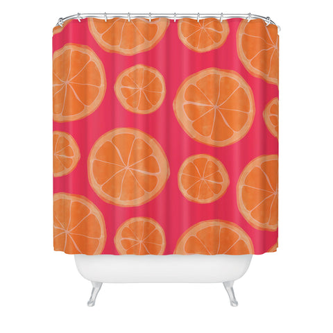 Allyson Johnson What rhymes with orange Shower Curtain