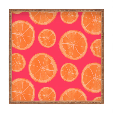 Allyson Johnson What rhymes with orange Square Tray