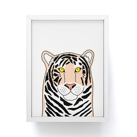 Allyson Johnson Wild Tiger Framed Mini Art Print