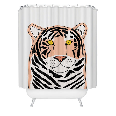 Allyson Johnson Wild Tiger Shower Curtain
