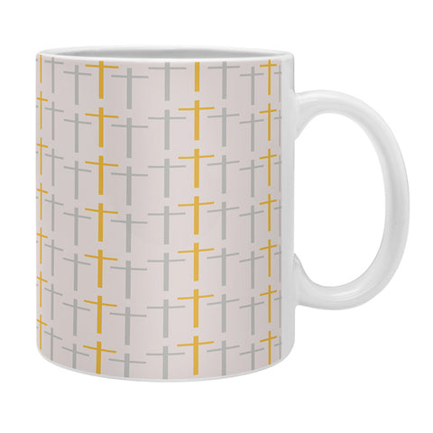 Allyson Johnson Yellow Cross Coffee Mug