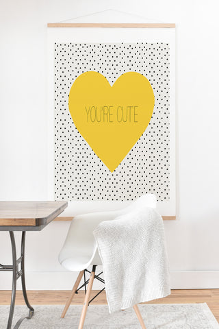 Allyson Johnson You Are Cute Art Print And Hanger