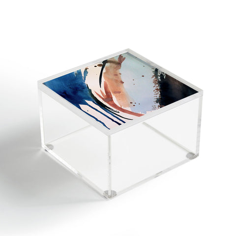 Alyssa Hamilton Art 708 a minimal mixed media Acrylic Box
