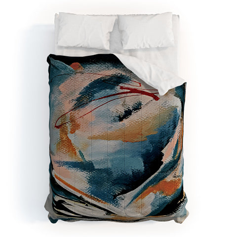 Alyssa Hamilton Art Drift 6 a bold mixed media Comforter