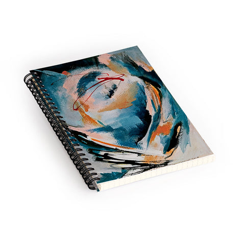 Alyssa Hamilton Art Drift 6 a bold mixed media Spiral Notebook