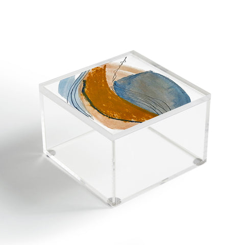 Alyssa Hamilton Art Gentle Breeze a minimal abstract Acrylic Box