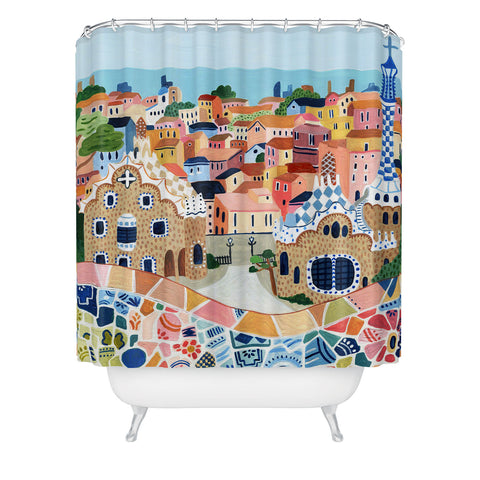 Ambers Textiles Barcelona I Shower Curtain