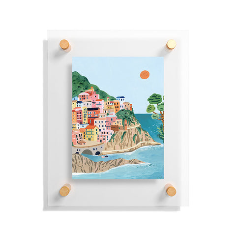 Ambers Textiles Cinque Terre Floating Acrylic Print