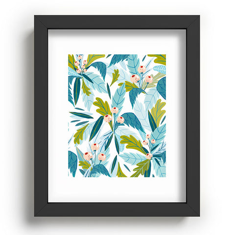 Ambers Textiles Folk Florals Recessed Framing Rectangle