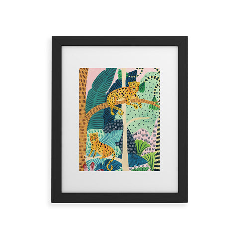 Ambers Textiles Jungle Cheetahs Framed Art Print