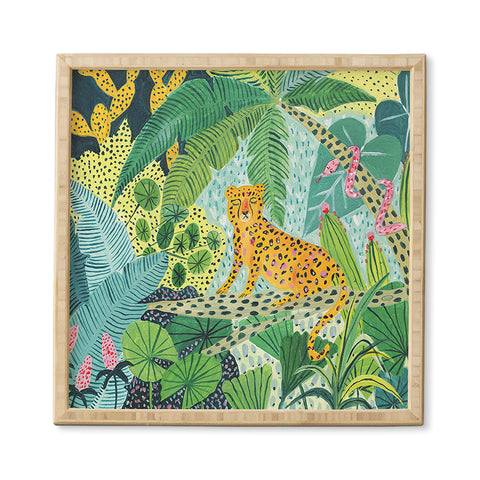 Ambers Textiles Jungle Leopard Framed Wall Art