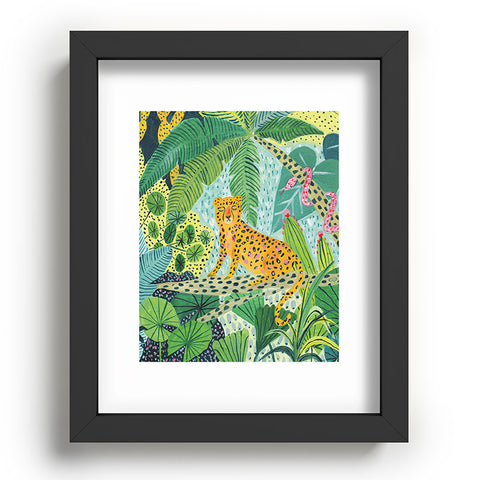 Ambers Textiles Jungle Leopard Recessed Framing Rectangle