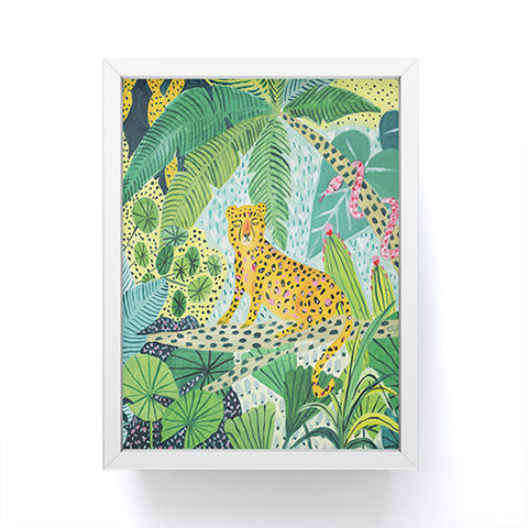 Ambers Textiles Jungle Leopard Framed Mini Art Print