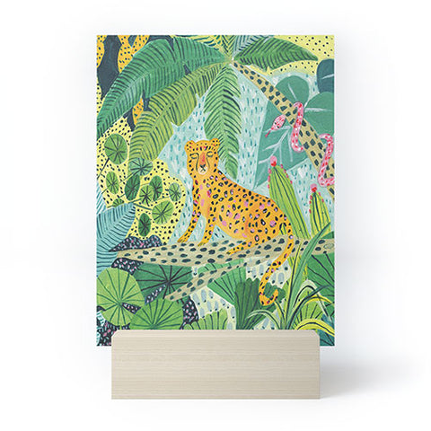 Ambers Textiles Jungle Leopard Mini Art Print