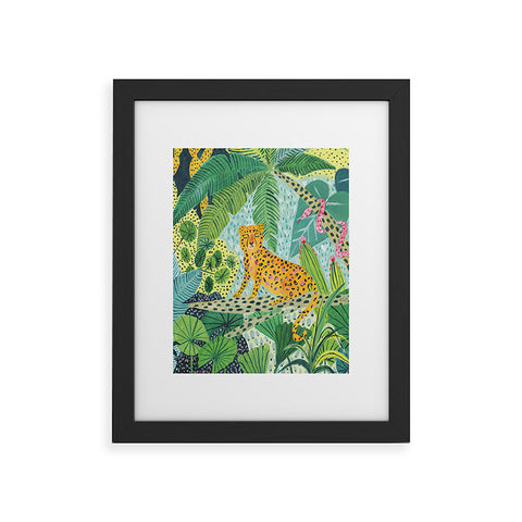 Ambers Textiles Jungle Leopard Framed Art Print
