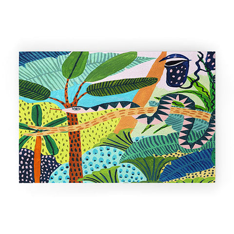 Ambers Textiles Jungle Snake Welcome Mat