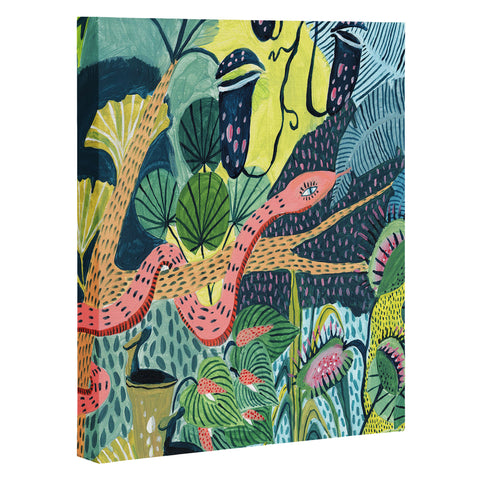 Ambers Textiles Jungle Snakes Art Canvas