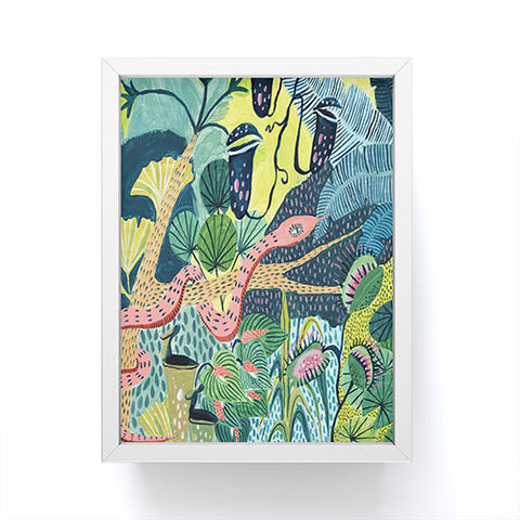 Ambers Textiles Jungle Snakes Framed Mini Art Print