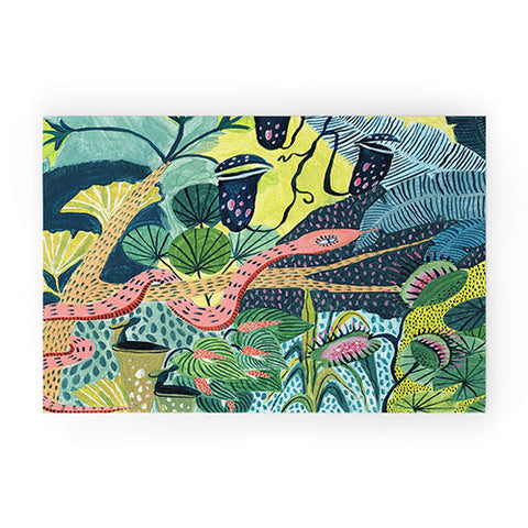 Ambers Textiles Jungle Snakes Welcome Mat