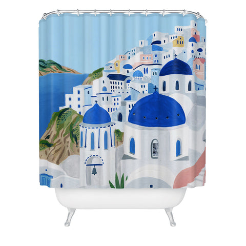 Ambers Textiles Santorini Shower Curtain