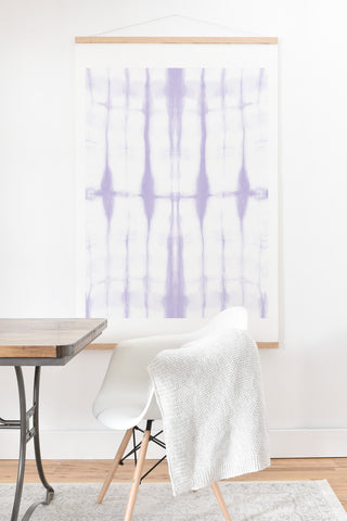 Amy Sia Agadir 2 Pastel Purple Art Print And Hanger