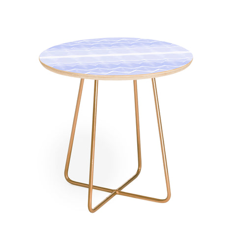 Amy Sia Agadir 3 Pastel Blue Round Side Table