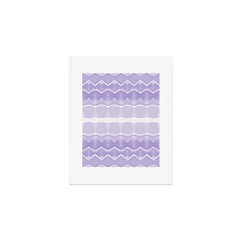 Amy Sia Agadir 3 Pastel Purple Art Print
