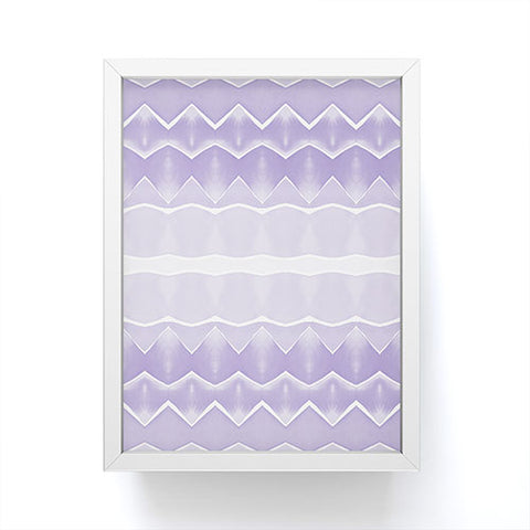 Amy Sia Agadir 3 Pastel Purple Framed Mini Art Print