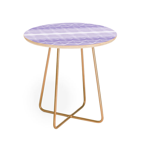 Amy Sia Agadir 3 Pastel Purple Round Side Table