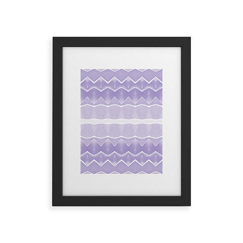 Amy Sia Agadir 3 Pastel Purple Framed Art Print