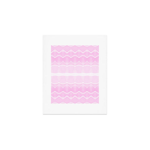 Amy Sia Agadir 3 Pink Art Print