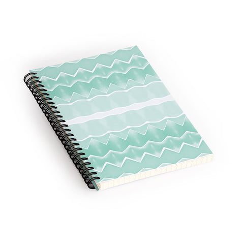 Amy Sia Agadir 3 Sea Green Spiral Notebook