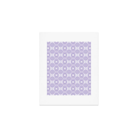 Amy Sia Agadir 4 Pastel Purple Art Print