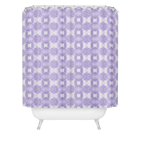 Amy Sia Agadir 4 Pastel Purple Shower Curtain