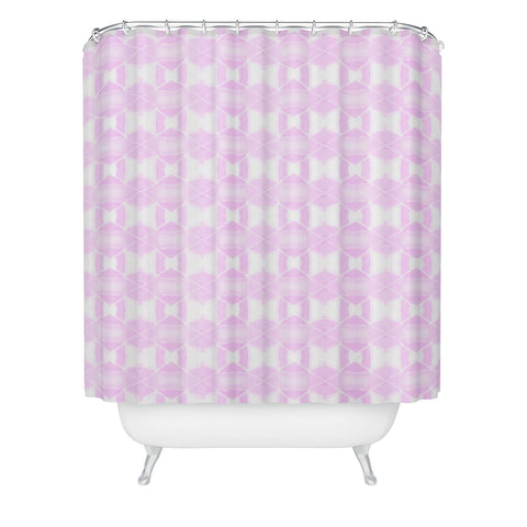 Amy Sia Agadir 4 Pink Shower Curtain