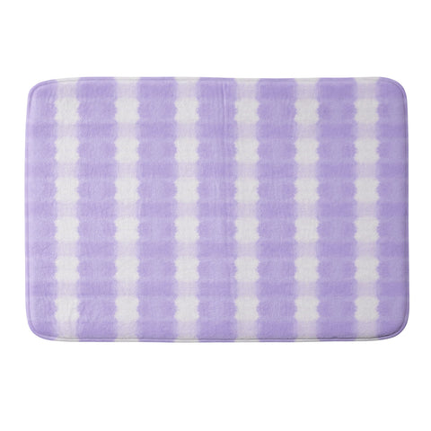 Amy Sia Agadir 5 Pastel Purple Memory Foam Bath Mat