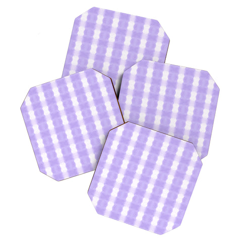 Amy Sia Agadir 5 Pastel Purple Coaster Set