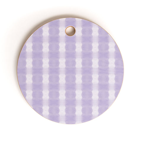 Amy Sia Agadir 5 Pastel Purple Cutting Board Round