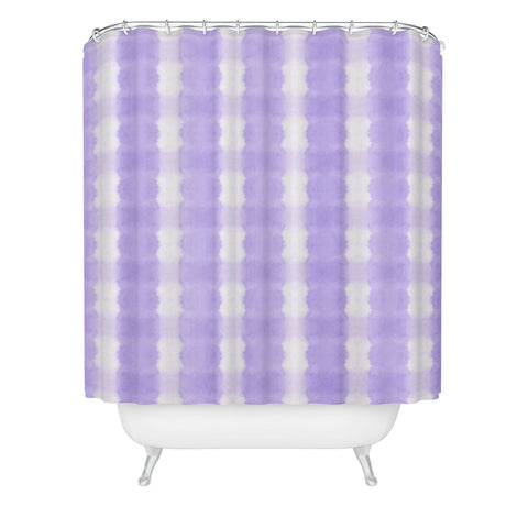 Amy Sia Agadir 5 Pastel Purple Shower Curtain