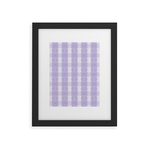 Amy Sia Agadir 5 Pastel Purple Framed Art Print