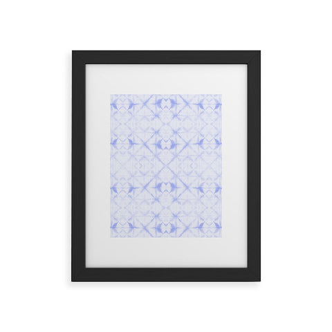 Amy Sia Agadir Pastel Blue Framed Art Print