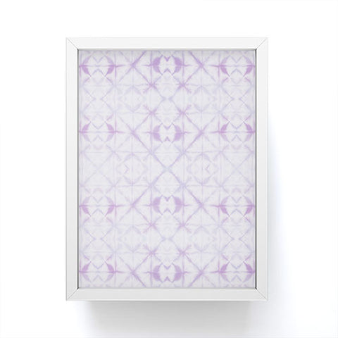 Amy Sia Agadir Pastel Purple Framed Mini Art Print